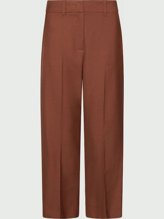 Damen Stoffhose in Slim Passform Karamell