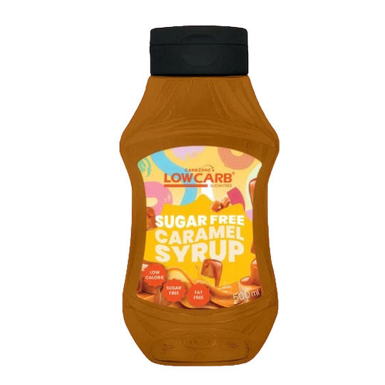 Σιρόπι Καραμέλας Χωρίς Ζάχαρη Keto-friendly Low Carb Carbzone 500g