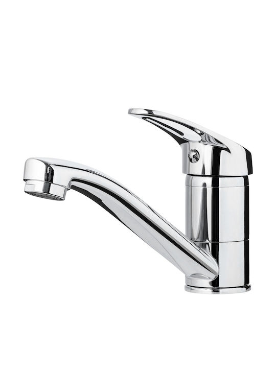 Retro Waschbeckenarmatur Silber