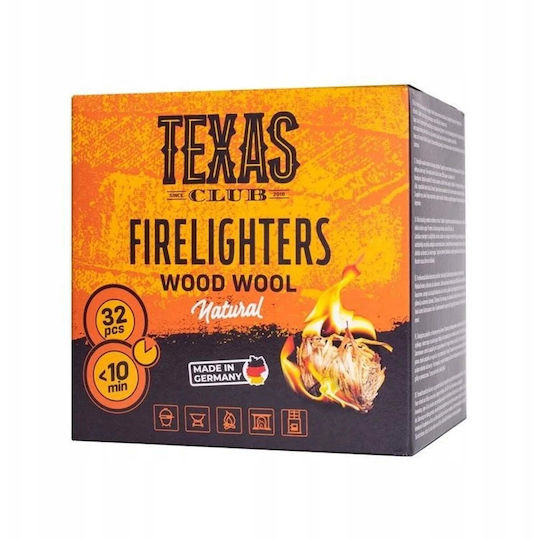 Urban Outdoor Eco-Friendly Wood Wool Firelighters Texas Club