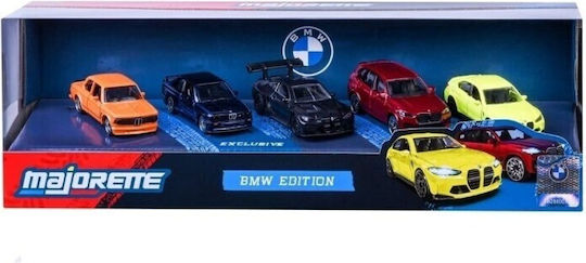 Majorette Αυτοκινητάκι Set 5 Metal BMW Cars 7.5 cm