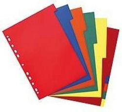 Herlitz Separatoare A4 PP 10 Bucăți Culori Diverse 174277 Herlitz Separatoare A4 PP 10 Bucăți Culori Diverse 174277