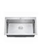 Finetto Ένθετος Νεροχύτης Inox Σατινέ Μ80xΠ50cm Ασημί 8719182054726