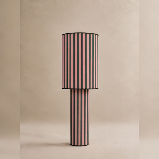 Forest Floor Lamp H130xL40cm Forest Green, Dusty Rose