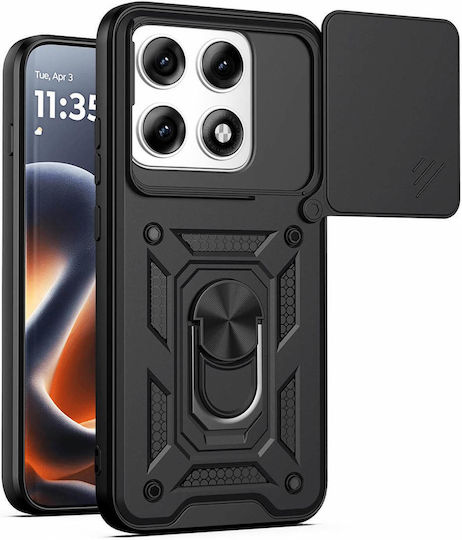 Bodycell Armor Slide Cover Case Motorola Edge 70 Pro/70 Pro Plus Neagră