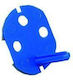 Kontakt-Simon Single Power Socket with Key Blue