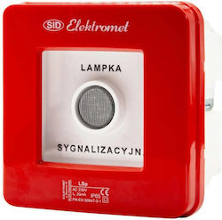 Elektromet Κόκκινη Χωνευτή Ενδεικτική Λυχνία Lsp 24c Id 911481