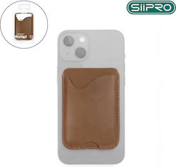 SiiPro MagSafe Калъф за Карти Art-5005 в Кафяв Цвят