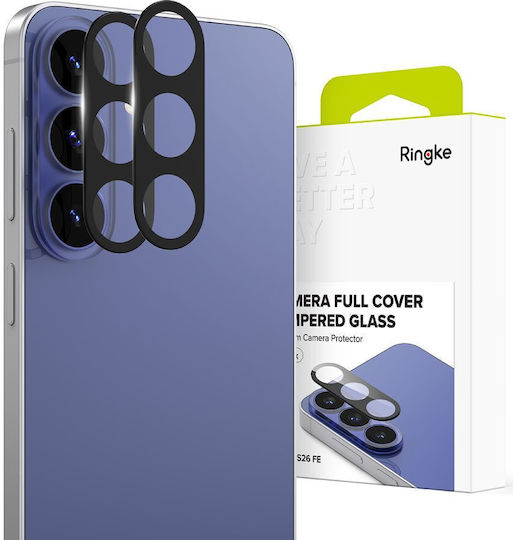 Ringke Kameraschutz aus Gehärtetem Glas Schwarz für das Galaxy S26 Fe