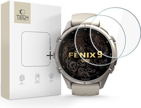Tech-Protect Glass Fit+ Закалено Стъкло за Garmin Fenix 9 Pro (43 Mm) 1 бр