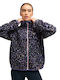 Waves Warmth Fleece Γυναικεία Ζακέτα Leopard