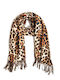 Women's Multicolour Scarf 0043.8286.N-animal-print