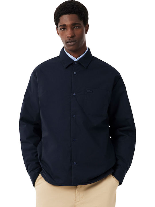 Μακρυμάνικo Overshirt Hde/titane-cachou-bleu I
