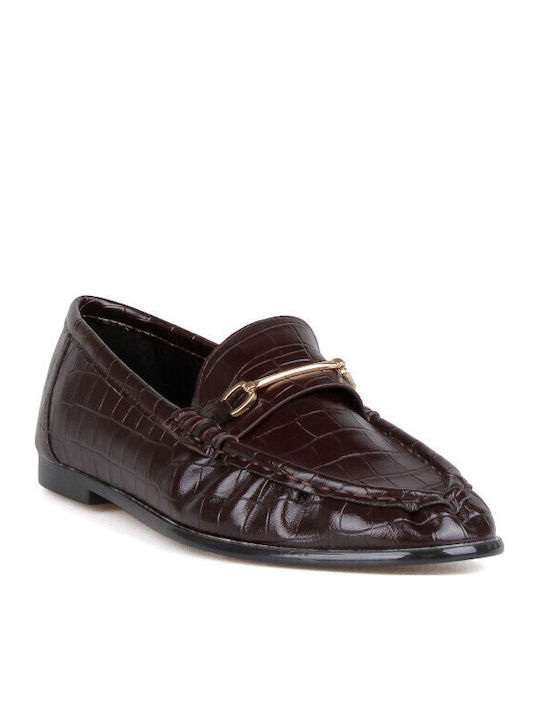 Silia D Γυναικεία Loafers σε Καφέ Χρώμα