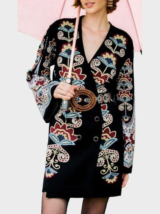 Mini Φόρεμα Πλεκτό Floral