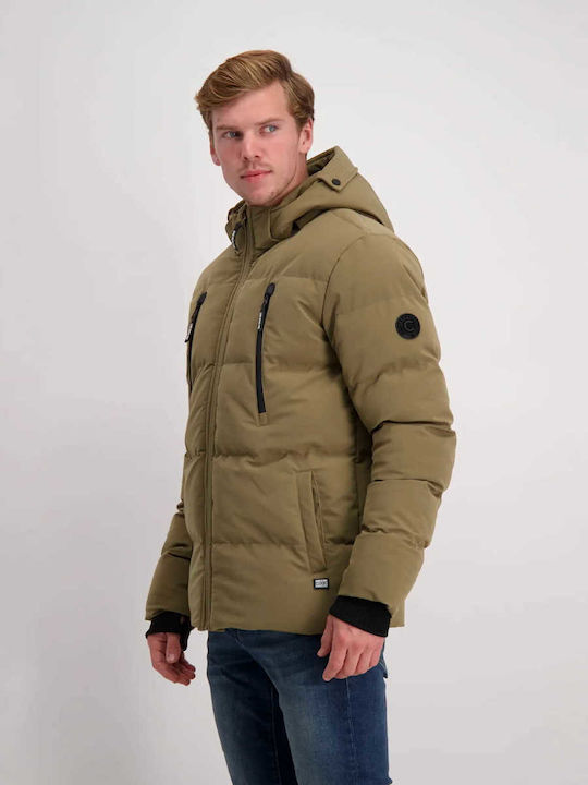 Cars Jeans Winter Puffer Jacket Camel