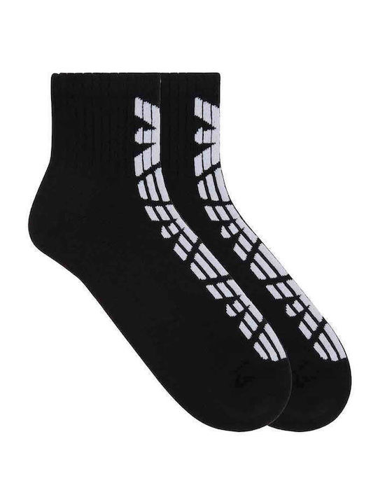 Emporio Armani Herren Socken Nero 2er-Pack