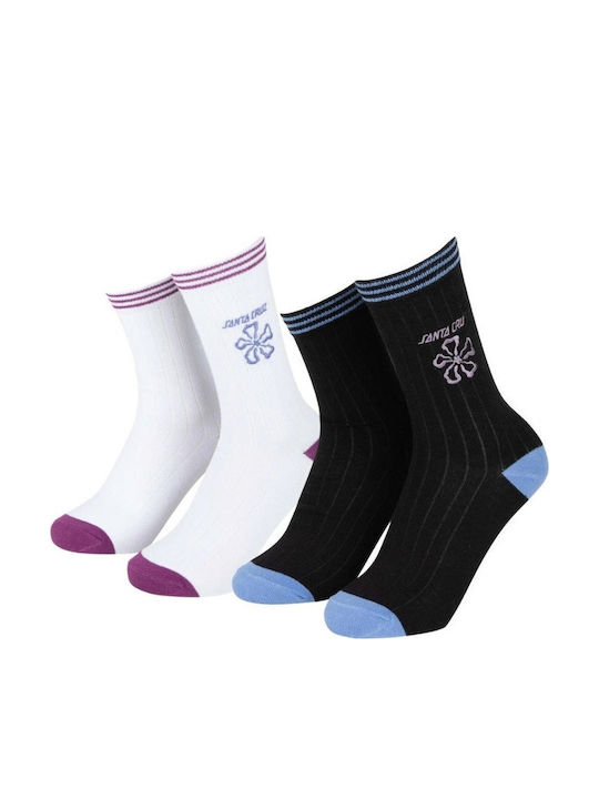 Santa Cruz Christmas Socks Black 2Pack
