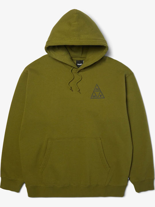 HUF Triple Triangle Po Суитшърт с Качулка Масли...