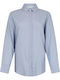 Long Sleeve Blue Striped Women's Shirt