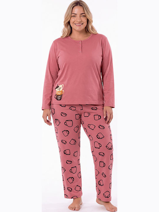 Comfort Winter Women's Pink Pajama Set