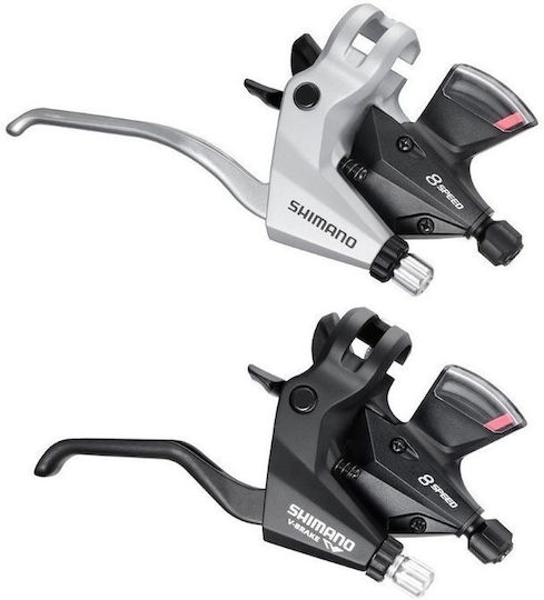 Shimano Acera ST-M310-L-2 Right 8-Speed Brake Lever with 2050 mm Inner Cable Stainless Steel Rapidfire Plus 2-Finger Alloy V-Brake Black Individual Pack