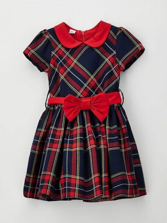 Gewebtes Kinderkleid Rot