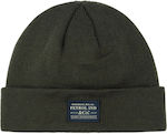 Petrol Industries Unisex Knitted Beanie in Khaki