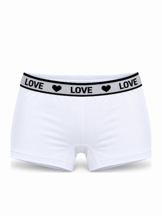 Roza Underwear Kids’ White Boxer Briefs