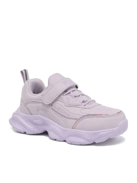 FILA Memory Παιδικά Sneakers με Σκρατς Μωβ