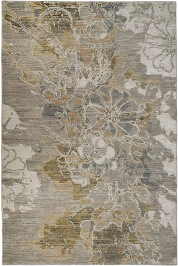 Biokarpet Biokarpet Blossom 04116a Creme Grau M Grau 140x190