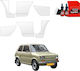 Transparent Protective Film Grizzglass Bodyshield Wheel Arches Fiat 126p 1972-2000 10-in-1