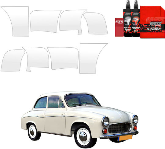 Transparent Protective Film Grizzglass Bodyshield Wheel Arches Warszawa 101 1960-1962 8in1