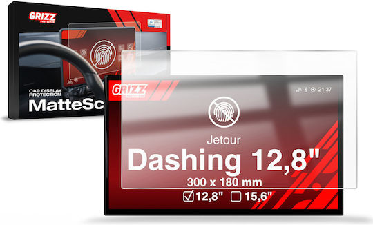 Folie Mată Grizzglass Cardisplay Protection Jetour Dashing 12,8" 2025-2026