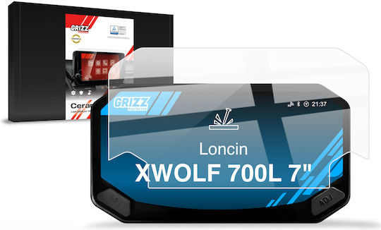 Κεραμική Μεμβράνη Grizzglass Cardisplay Protection Loncin Xwolf 700l 5" 2025-2026