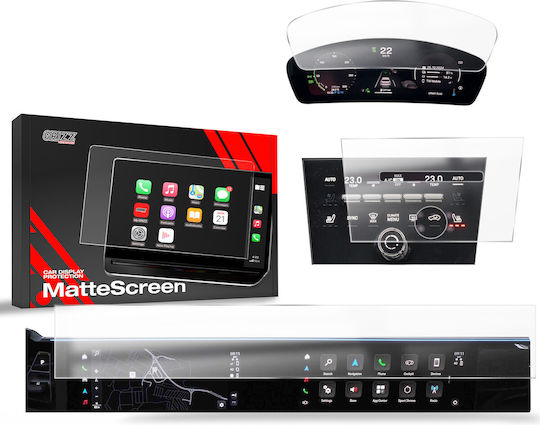Ματ Φύλλο Grizzglass Προστασία Cardisplay Porsche Macan 4 2025-2026 3w1