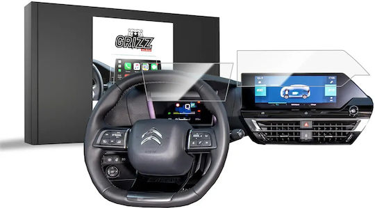 Grizzglass Ceramic Sheet Cardisplay Protection Citroen C4 X 10" 2022-2024 2w1