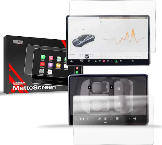 Ματ Φύλλο Grizzglass Προστασία Cardisplay Tesla Model Y Juniper 2024-2025 2w1