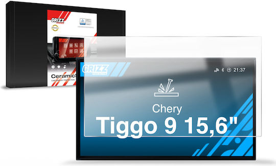 Folie Ceramică Grizzglass Cardisplay Protection Chery Tiggo 9 15,6" 2025-2026