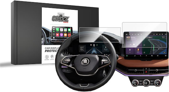 Μεμβράνη Ceramiczna Grizzglass Cardisplay Protection Skoda Kodiaq 2 10" 2024 2w1