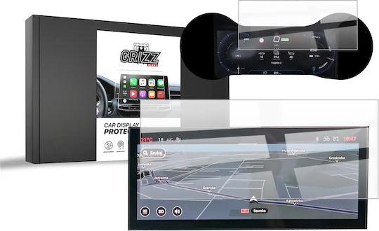 Κεραμική Μεμβράνη Grizzglass Cardisplay Protection Alfa Romeo Junior 10 25" 2024-2026 2w1