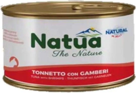 Natua Мокра храна за котки с риба тон и скариди 150 г