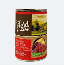 Sam's Field Hrană Umedă pentru Câini la Conservă cu Carne de Vită și Dovleac 400 g Sam's Field Hrană Umedă pentru Câini la Conservă cu Carne de Vită și Dovleac 400 g