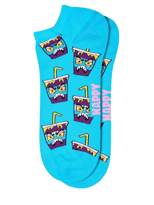 Happy Socks Cup Damen Socken Hellblau