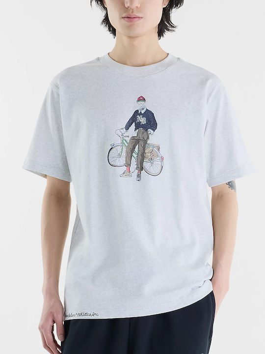 Varsity Bike Sport-T-Shirt Ash Heather