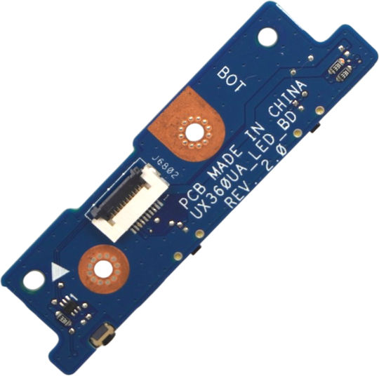 Платка Бутон За Захранване Power Button Board За Лаптоп Asus Zenbook Ux360u Ux360ua Ux360ca Ux360uak 60nb0c00-ld1020 45509d050002 90nb0c00-r10010 Код.1-brd400