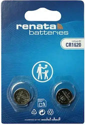 Renata Lithium Batteries CR1620 / CR2430 2 pcs