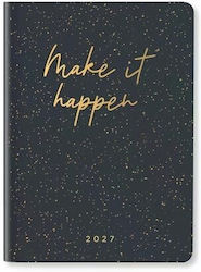 Letts Inspire Daily Agenda A6 2027