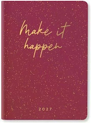 Letts Inspire Daily Agenda A6 2027