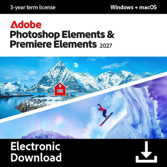 Adobe Photoshop & Premiere Elements 2027 за Windows/MAC